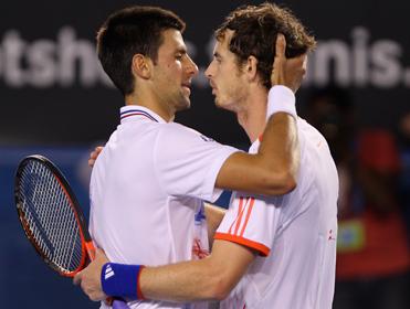 Will it be a consolation hug for Murray tonight after facing Djokovic?
